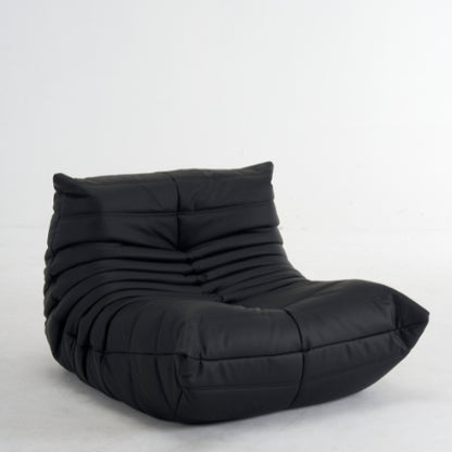 Fauteuil Lounge "Olympe" Finition Cuir - L'Icône Vintage