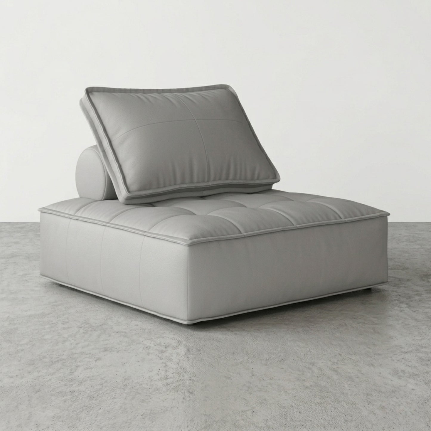 Fauteuil Paresseux Lounge en Cuir | Assise Basse