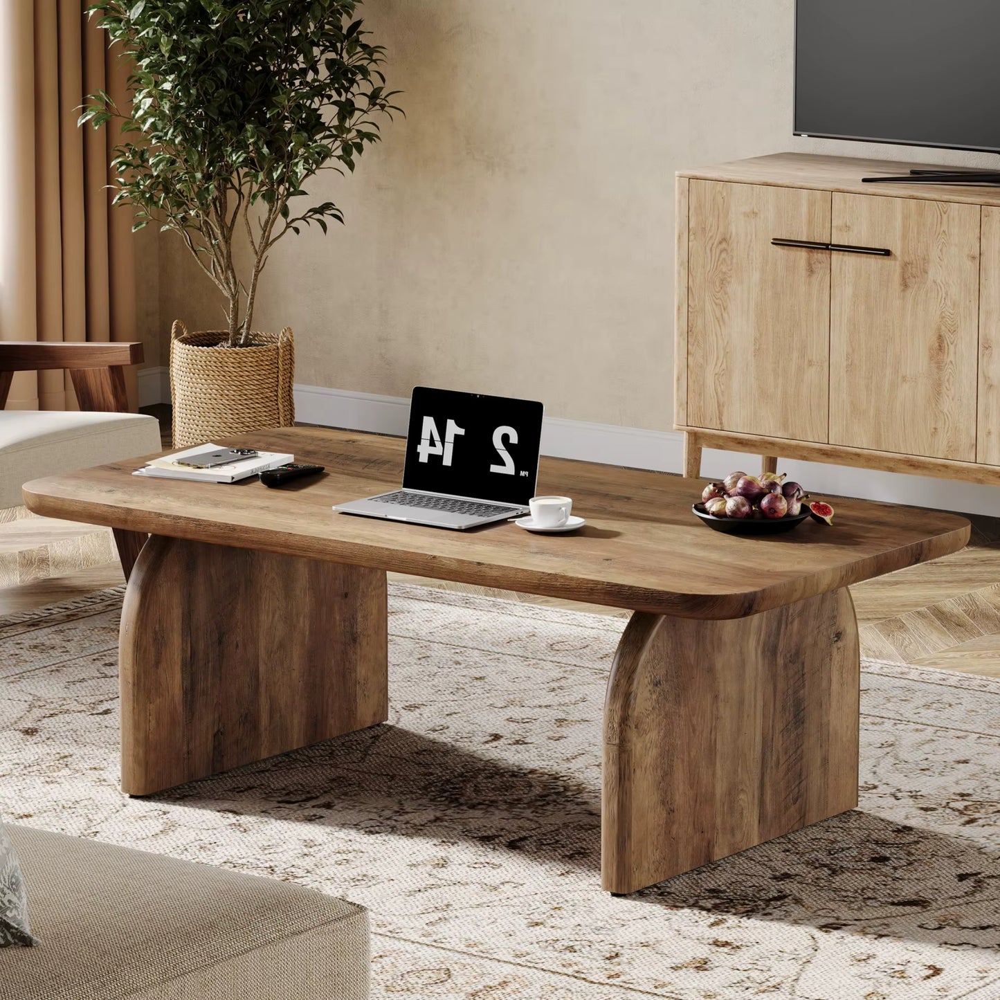Table Basse Rectangulaire Finition Bois – Design scandinave