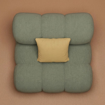 Fauteuil Lounge Cloud en Velours | Assise Profonde Design Contemporain