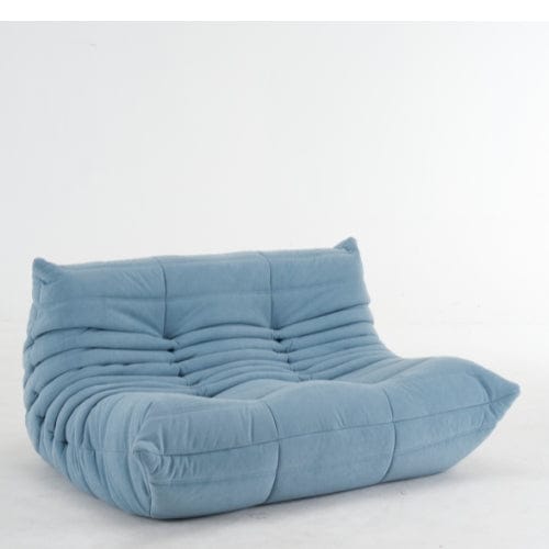 Canapé 2 Places "Olympe" en Tissu - Le Lounge Compact Maison Lysea
