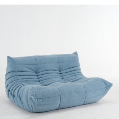 Canapé 2 Places "Olympe" en Tissu - Le Lounge Compact Maison Lysea