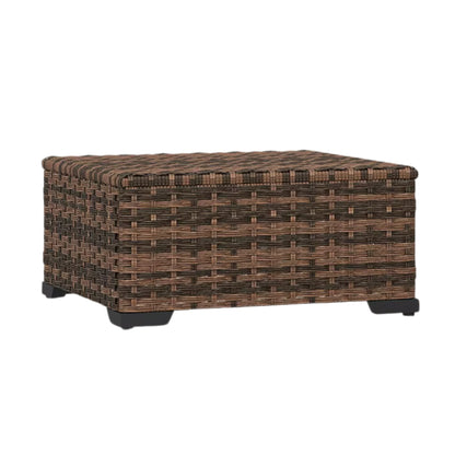 Salon de Jardin Modulable 6 Pièces en Résine Tressée | Coussins Rembourrés