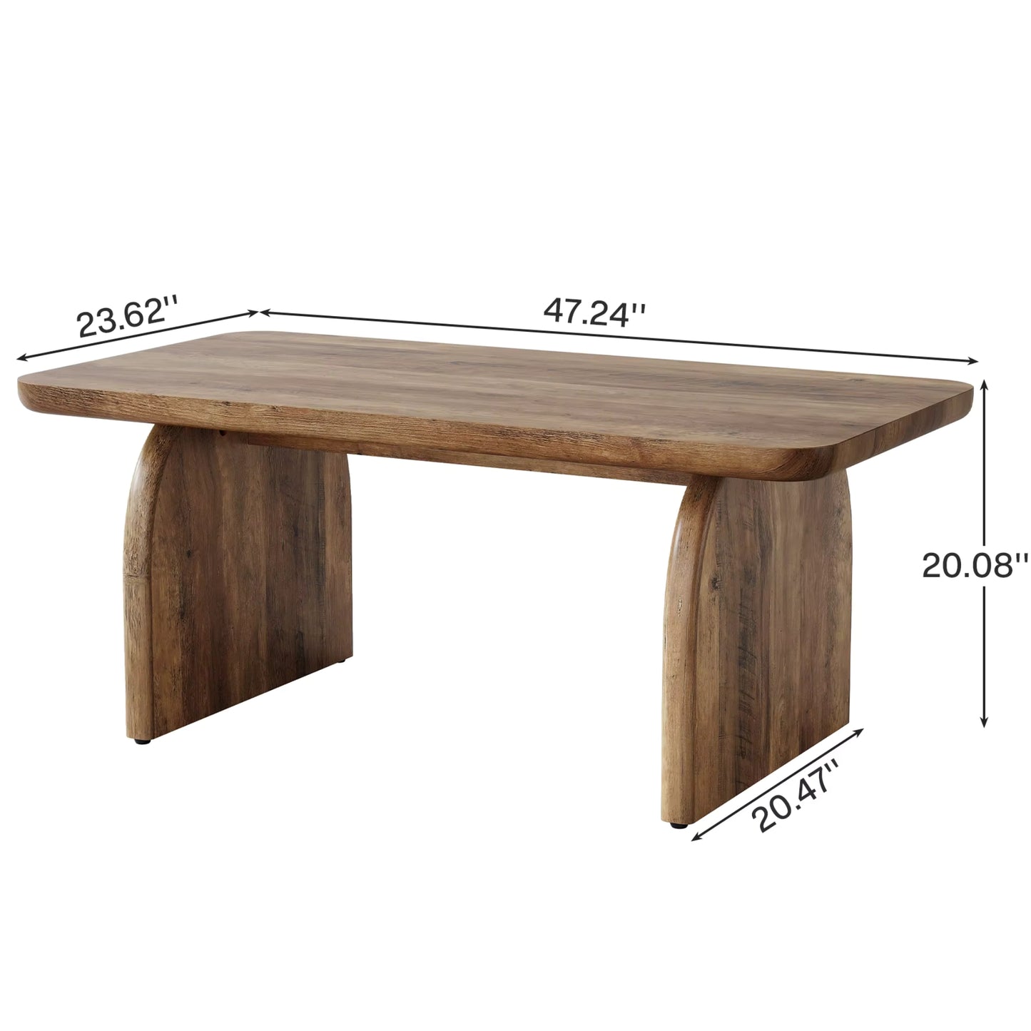 Table Basse Rectangulaire Finition Bois – Design scandinave