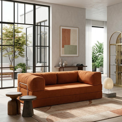 Canapé Modulable Convertible en Velours Côtelé – Design Contemporain & Confort Premium