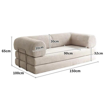 Canapé Modulable Convertible en Velours Côtelé – Design Contemporain & Confort Premium