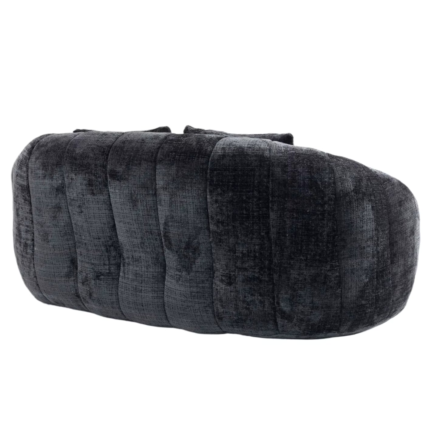 Canapé Pouf de Sol 2 Places en Tissu Chenille – Design Lounge