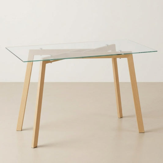 Table à Manger en Verre Trempé simple - Tables 4 Personnes