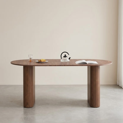 Table à Manger design en Bois Massif - 180 cm (6 Personnes)
