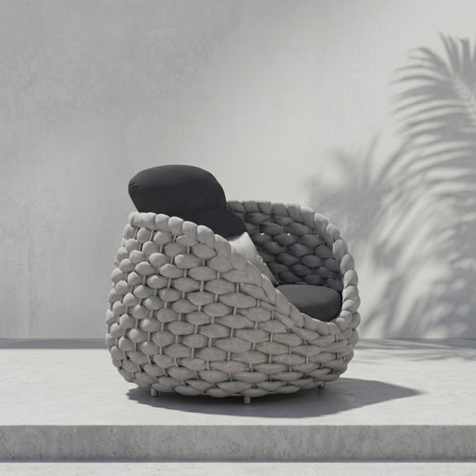 Fauteuil de Jardin Rotin Tressé | Fauteuil Extérieur Design Premium