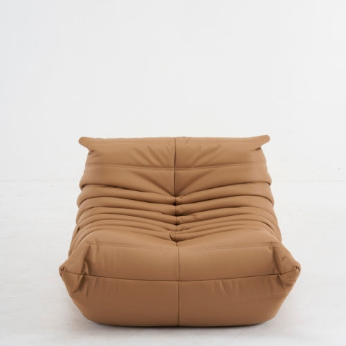 Fauteuil Lounge "Olympe" Finition Cuir - L'Icône Vintage