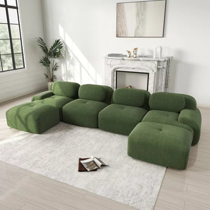 Canapé en U en Modulable et Ergonomique | Grand canapé panoramique