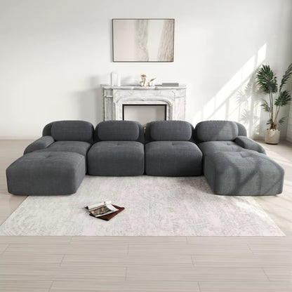 Canapé en U en Modulable et Ergonomique | Grand canapé panoramique