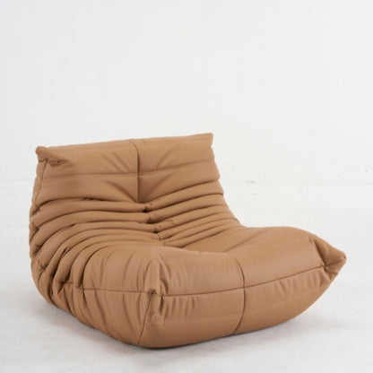 Fauteuil Lounge "Olympe" Finition Cuir - L'Icône Vintage