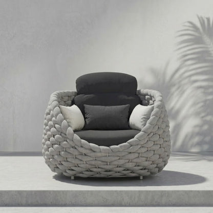 Ensemble Salon de Jardin Rotin Tressé 5 Places | Mobilier Extérieur Premium