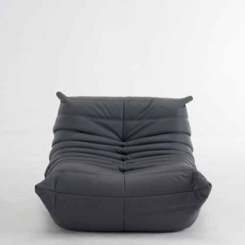 Fauteuil Lounge "Olympe" Finition Cuir - L'Icône Vintage