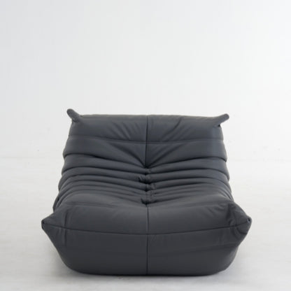 Fauteuil Lounge "Olympe" Finition Cuir - L'Icône Vintage