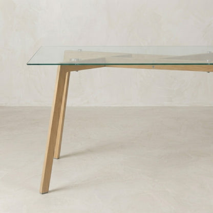 Table à Manger en Verre Trempé simple - Tables 4 Personnes