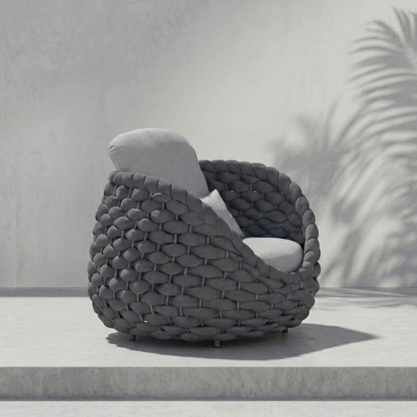 Ensemble Salon de Jardin Rotin Tressé 5 Places | Mobilier Extérieur Premium