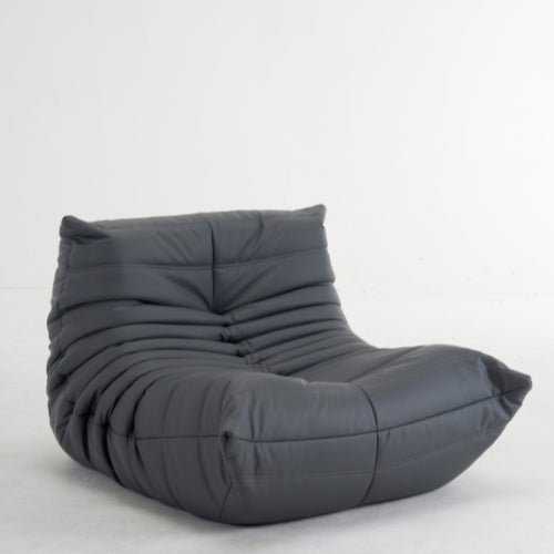 Fauteuil Lounge "Olympe" Finition Cuir - L'Icône Vintage