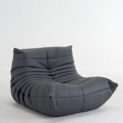 Fauteuil Lounge "Olympe" Finition Cuir - L'Icône Vintage