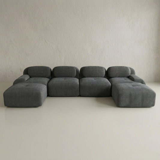 Canapé en U en Modulable et Ergonomique | Grand canapé panoramique