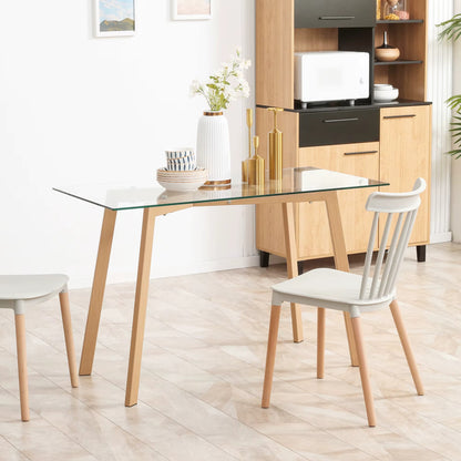 Table à Manger en Verre Trempé simple - Tables 4 Personnes