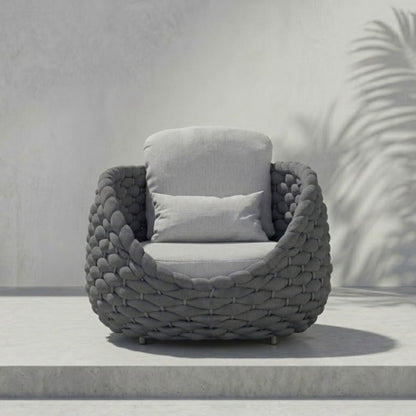 Fauteuil de Jardin Rotin Tressé | Fauteuil Extérieur Design Premium