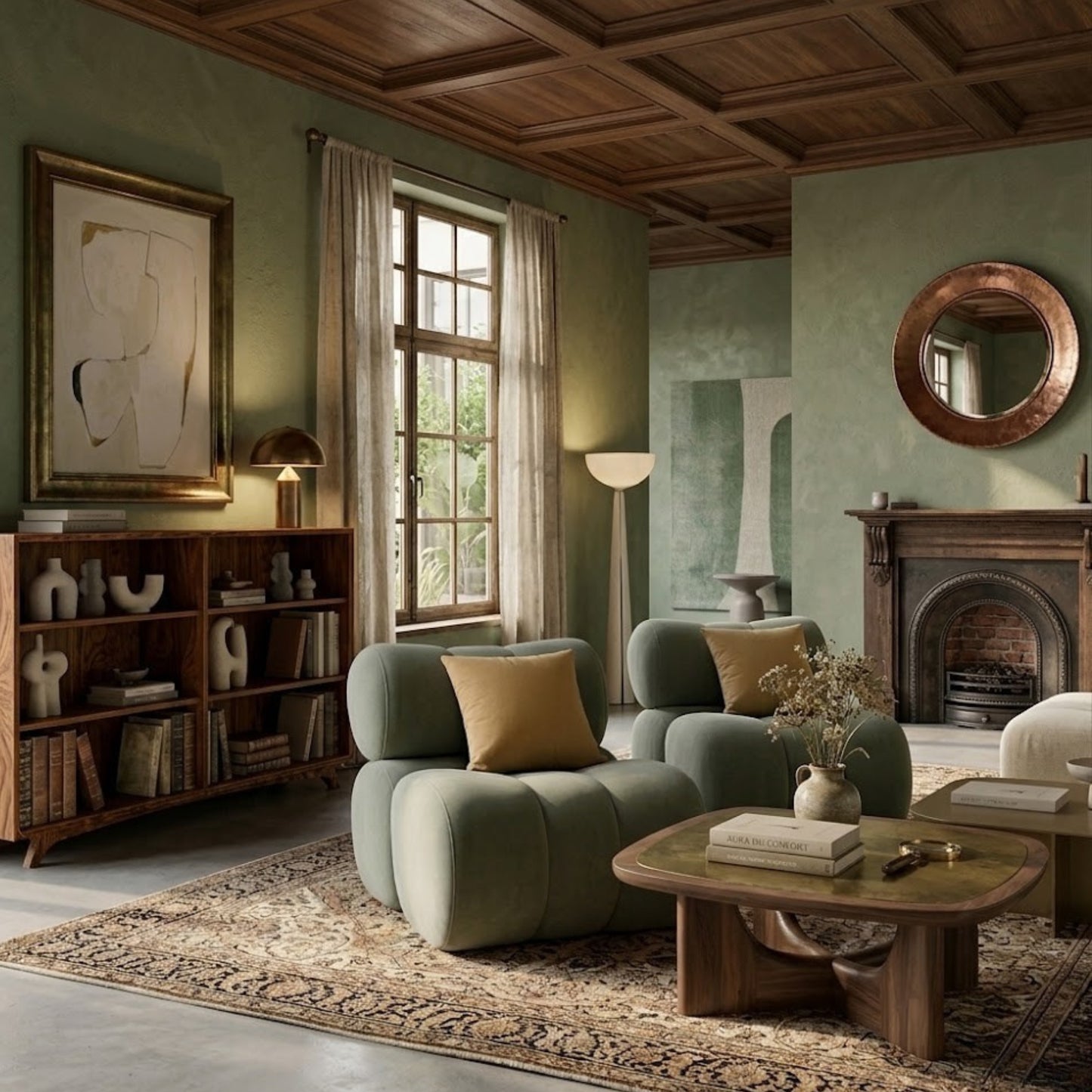 Fauteuil Lounge Cloud en Velours | Assise Profonde Design Contemporain