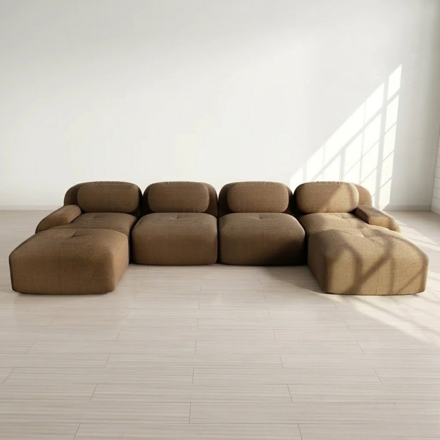 Canapé en U en Modulable et Ergonomique | Grand canapé panoramique