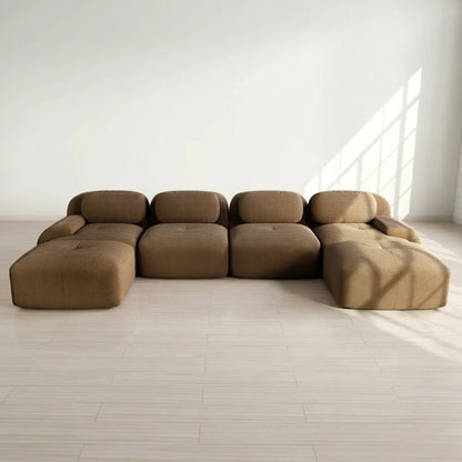 Canapé en U en Modulable et Ergonomique | Grand canapé panoramique