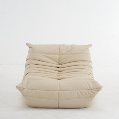 Fauteuil Lounge "Olympe" Finition Cuir - L'Icône Vintage