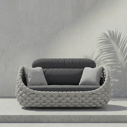 Ensemble Salon de Jardin Rotin Tressé 5 Places | Mobilier Extérieur Premium