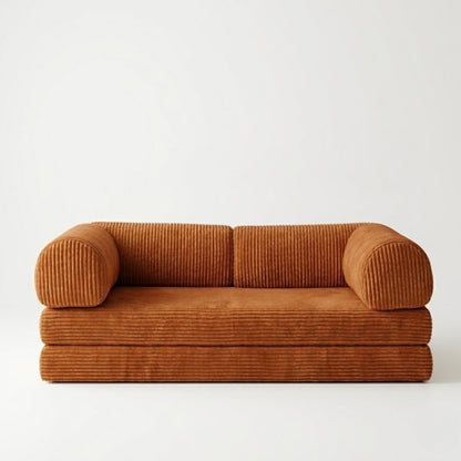 Canapé Modulable Convertible en Velours Côtelé – Design Contemporain & Confort Premium