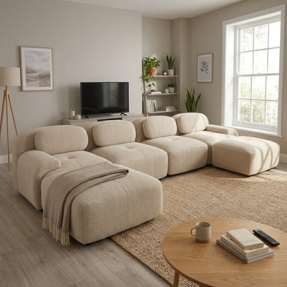 Canapé en U en Modulable et Ergonomique | Grand canapé panoramique