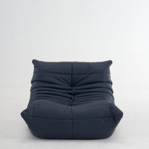 Fauteuil Lounge "Olympe" Finition Cuir - L'Icône Vintage