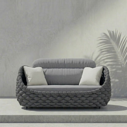 Ensemble Salon de Jardin Rotin Tressé 5 Places | Mobilier Extérieur Premium