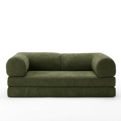 Canapé Modulable Convertible en Velours Côtelé – Design Contemporain & Confort Premium