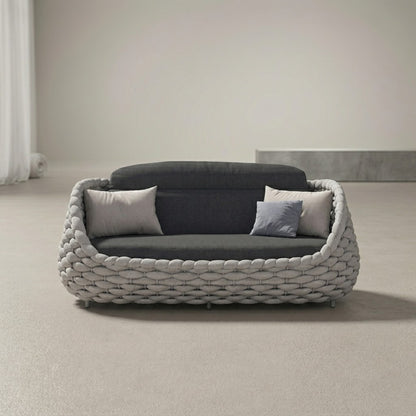 Ensemble Salon de Jardin Rotin Tressé 5 Places | Mobilier Extérieur Premium