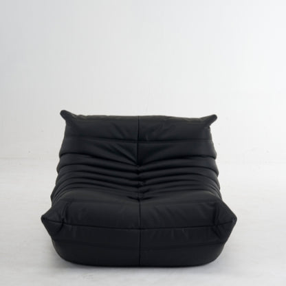 Fauteuil Lounge "Olympe" Finition Cuir - L'Icône Vintage