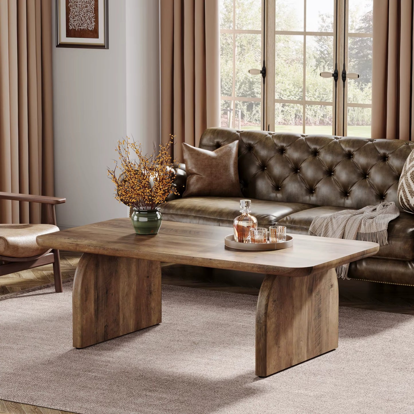 Table Basse Rectangulaire Finition Bois – Design scandinave