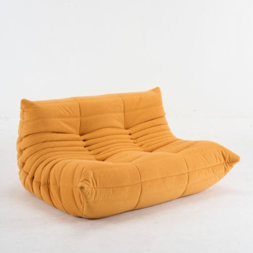 Canapé 2 Places "Olympe" en Tissu - Le Lounge Compact Maison Lysea