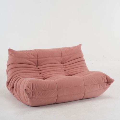 Canapé 2 Places "Olympe" en Tissu - Le Lounge Compact Maison Lysea