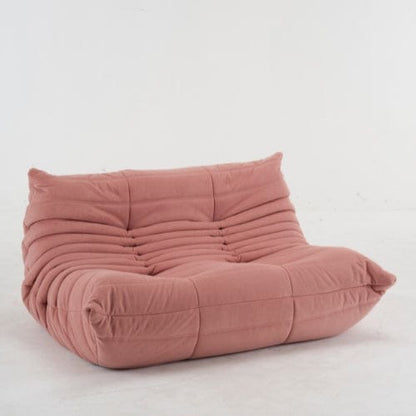 Canapé 2 Places "Olympe" en Tissu - Le Lounge Compact Maison Lysea
