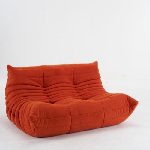 Canapé 2 Places "Olympe" en Tissu - Le Lounge Compact Maison Lysea