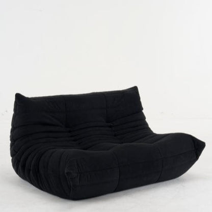 Canapé 2 Places "Olympe" en Tissu - Le Lounge Compact Maison Lysea