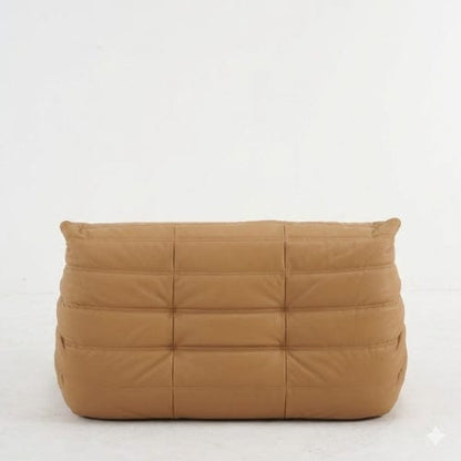 Canapé 2 Places "Olympe" Finition Cuir - Design Signature Maison Lysea