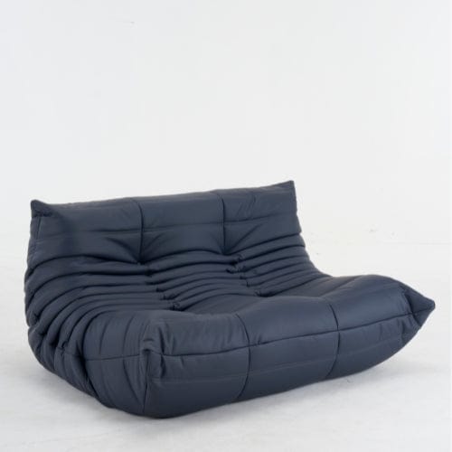 Canapé 2 Places "Olympe" Finition Cuir - Design Signature Maison Lysea