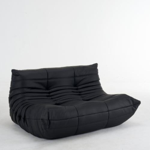Canapé 2 Places "Olympe" Finition Cuir - Design Signature Maison Lysea