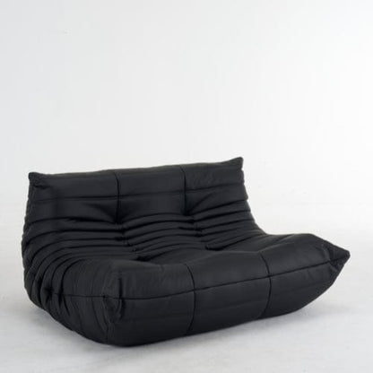 Canapé 2 Places "Olympe" Finition Cuir - Design Signature Maison Lysea